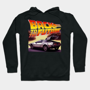 back to the future vintage Hoodie